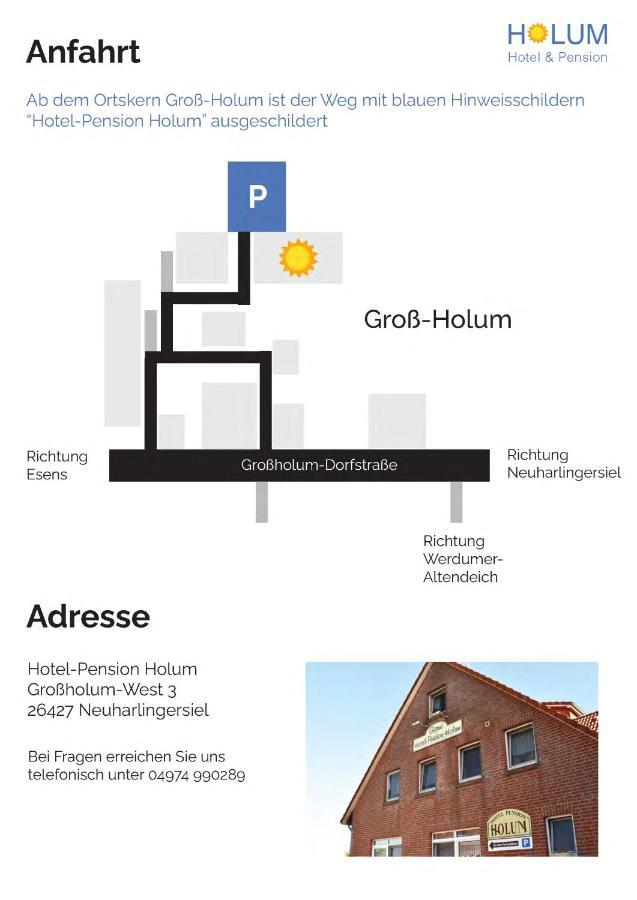 Garni Hotel-Pension Holum Neuharlingersiel Dış mekan fotoğraf